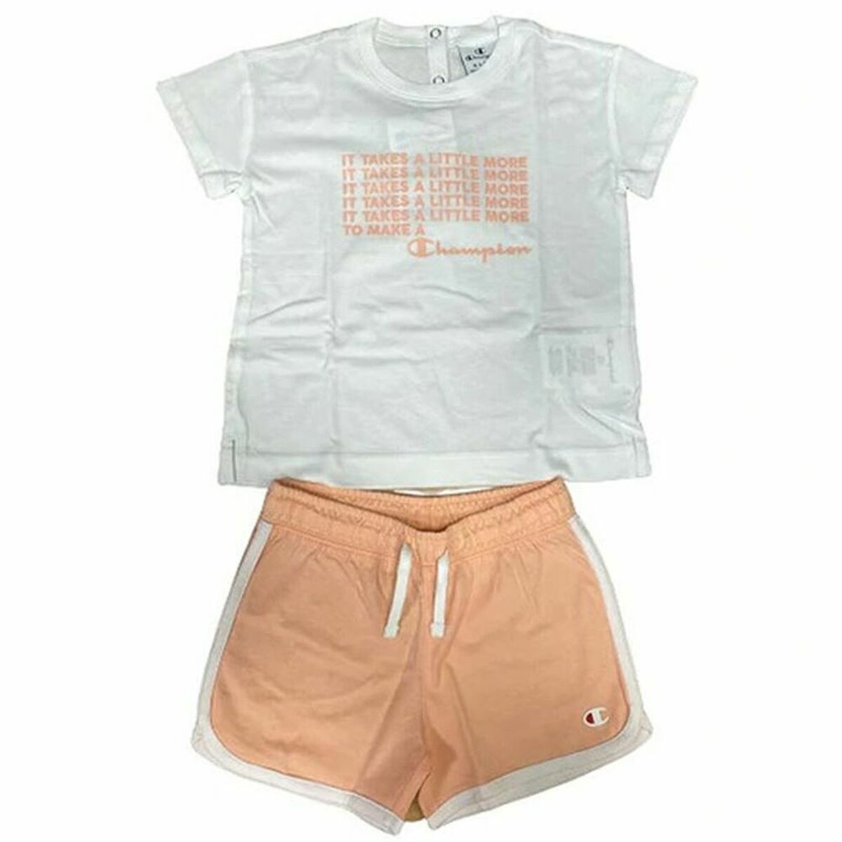 Sportoutfit voor kinderen Champion Baby White Wit-Topper Trend
