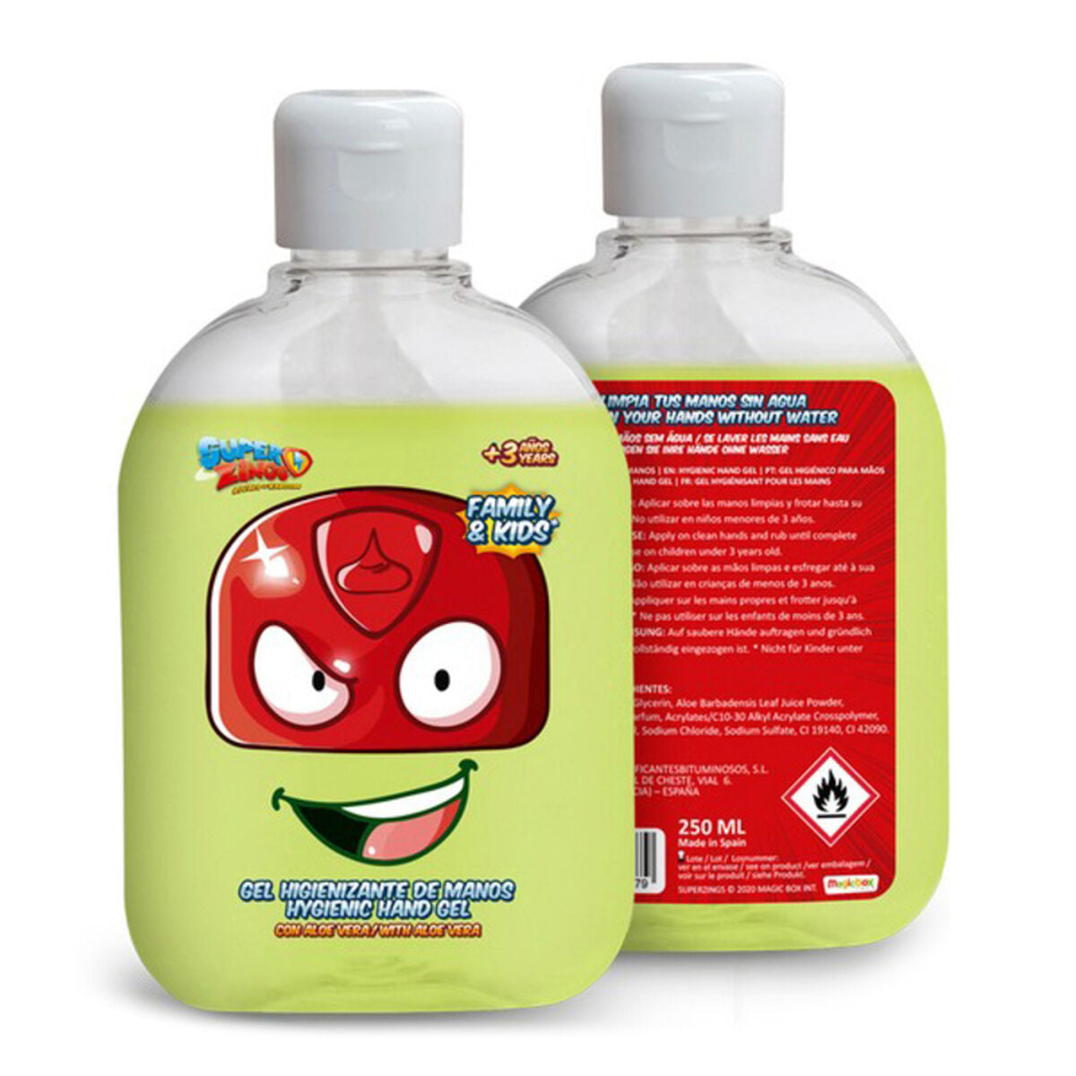 Hydro-alcoholische gel Safta (18 uds)-Topper Trend