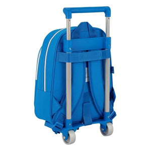 Schoolrugzak met Wielen 705 RCD Espanyol Blauw Wit 27 x 33 x 10 cm-Topper Trend