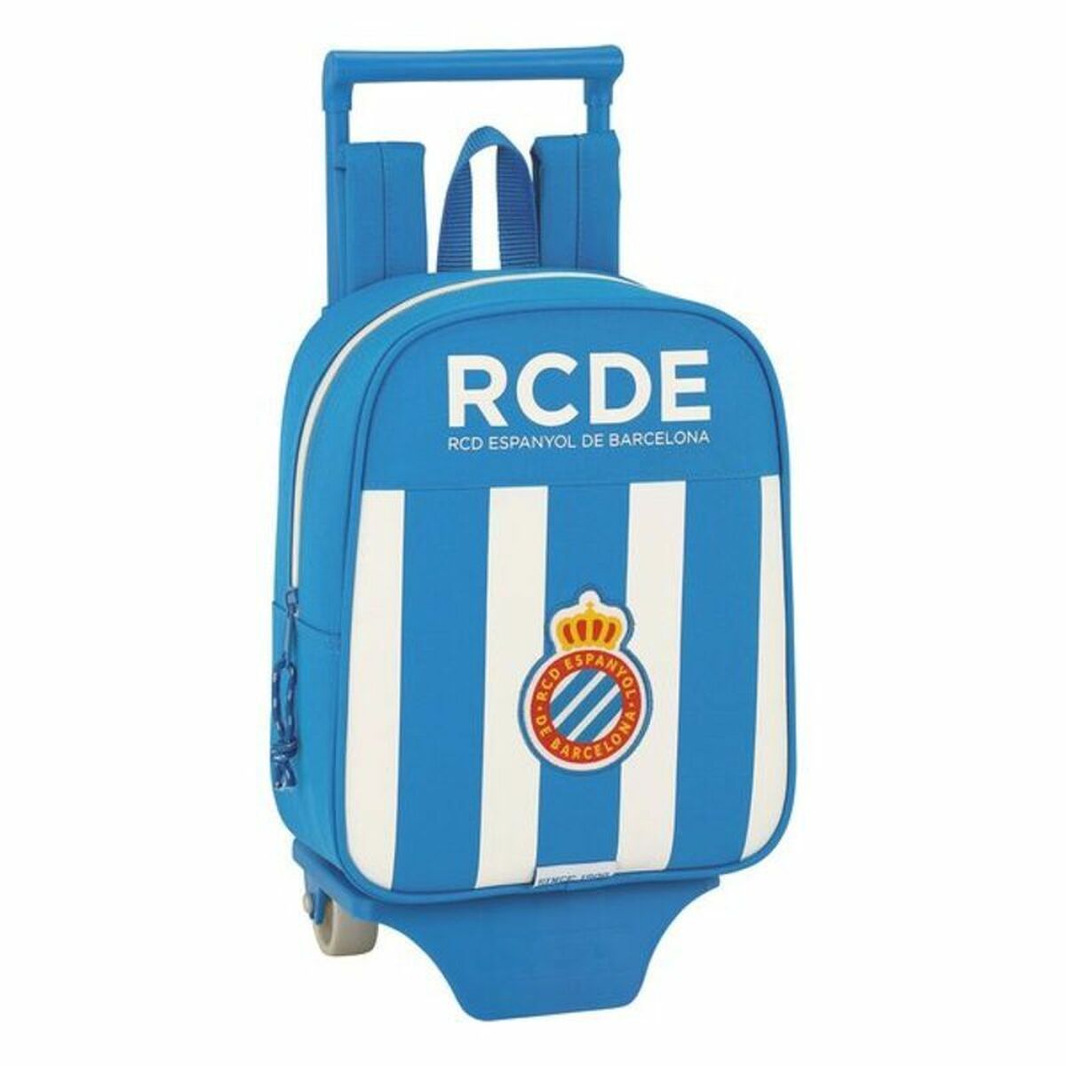 Schoolrugzak met Wielen 805 RCD Espanyol Blauw Wit 22 x 28 x 10 cm-Topper Trend