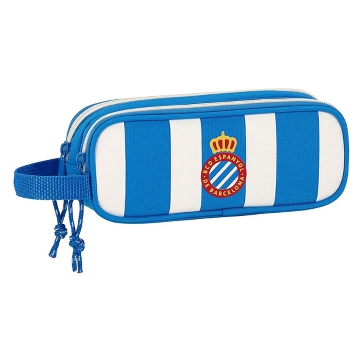Pennenetui met 2 vakken RCD Espanyol Blauw Wit 21 x 8 x 6 cm-Topper Trend
