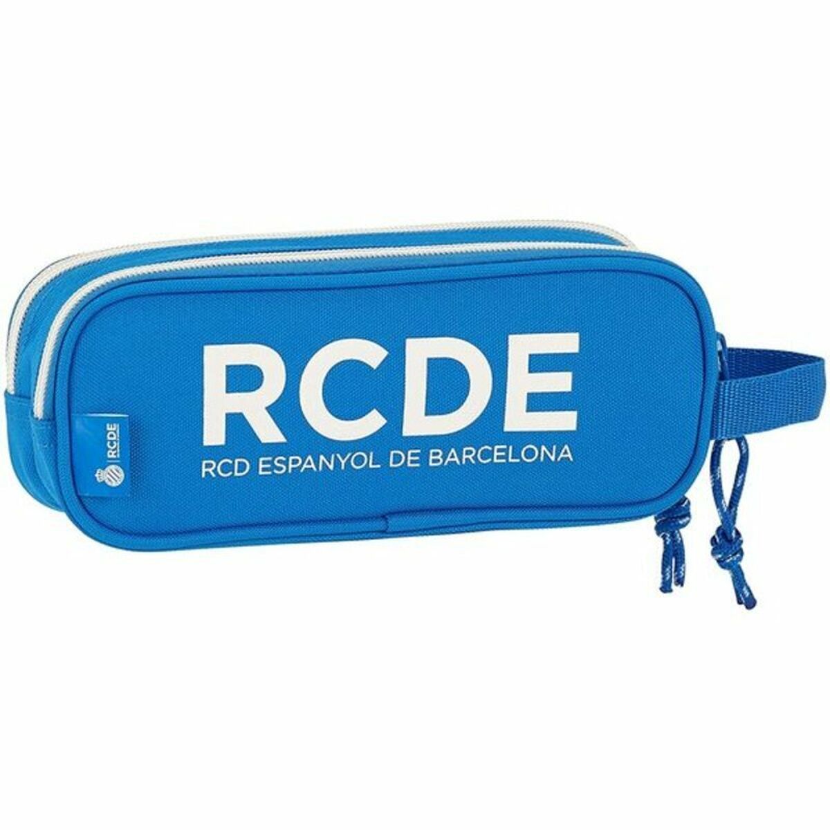 Pennenetui met 2 vakken RCD Espanyol Blauw Wit 21 x 8 x 6 cm-Topper Trend