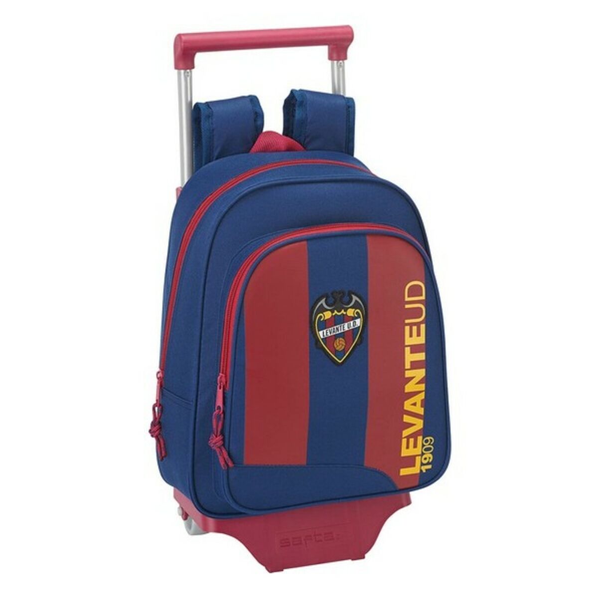 Schoolrugzak met Wielen 705 Levante U.D. Blauw Kastanjebruin 27 x 33 x 10 cm-Topper Trend