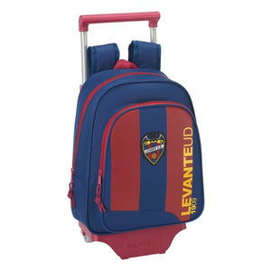 Schoolrugzak met Wielen 705 Levante U.D. Blauw Kastanjebruin 27 x 33 x 10 cm-Topper Trend