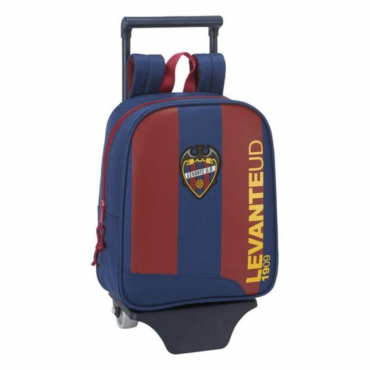 Schoolrugzak met Wielen 805 Levante U.D. Blauw Kastanjebruin 22 x 28 x 10 cm-Topper Trend