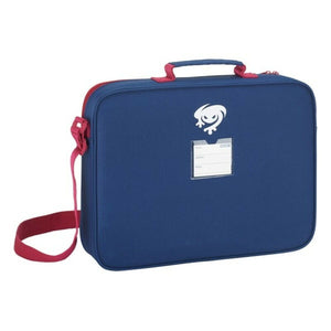 Schooltas Levante U.D. Blauw Kastanjebruin 38 x 28 x 6 cm-Topper Trend