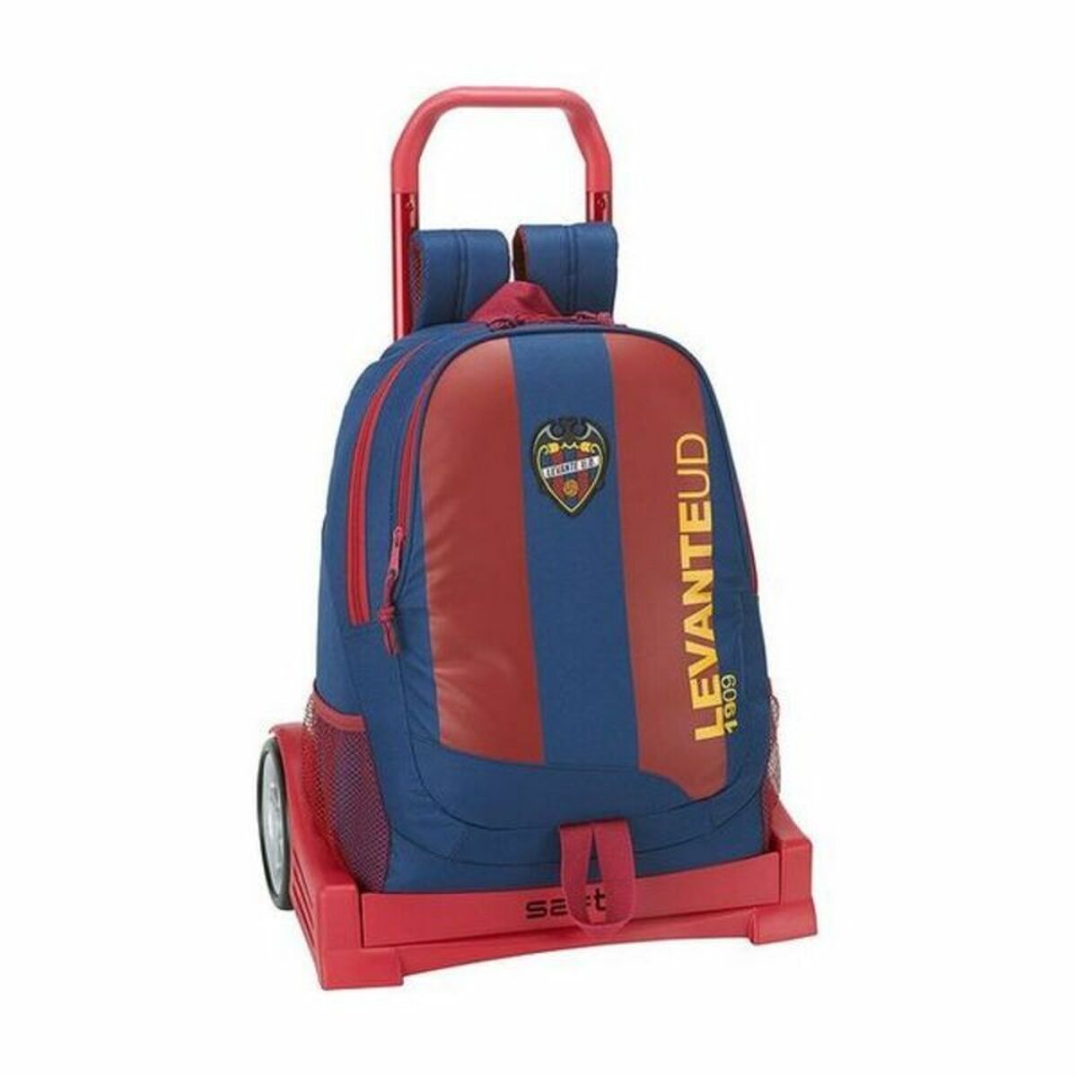 Schoolrugzak met Wielen Evolution Levante U.D. Blauw Kastanjebruin 32 x 44 x 16 cm-Topper Trend
