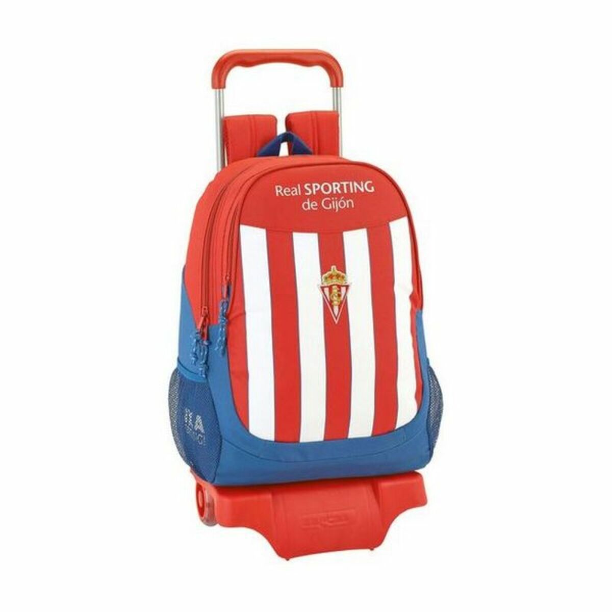Schoolrugzak met Wielen 905 Real Sporting de Gijón 32 x 44 x 16 cm-Topper Trend