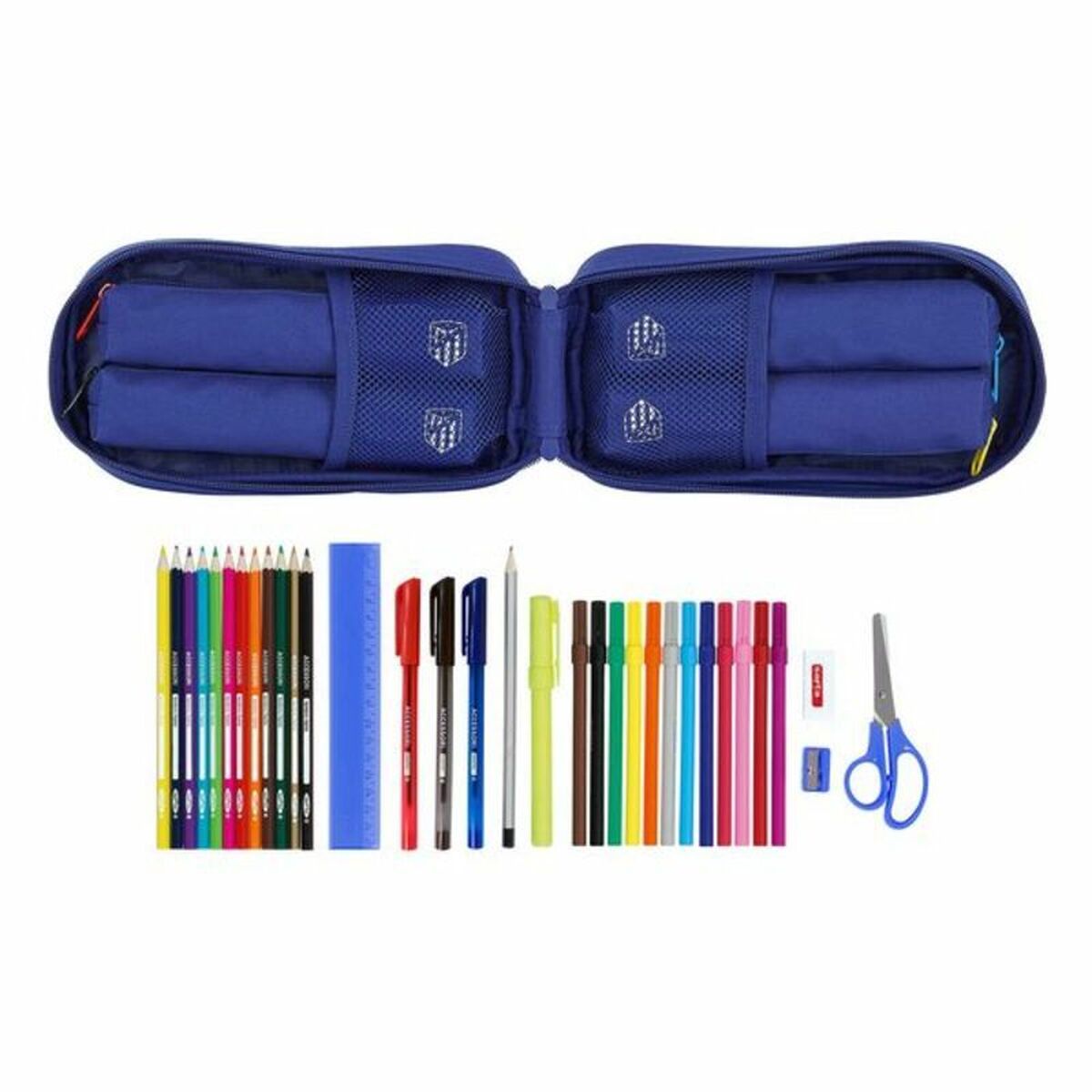 Etui Atlético Madrid Marineblauw 12 x 23 x 5 cm-Topper Trend