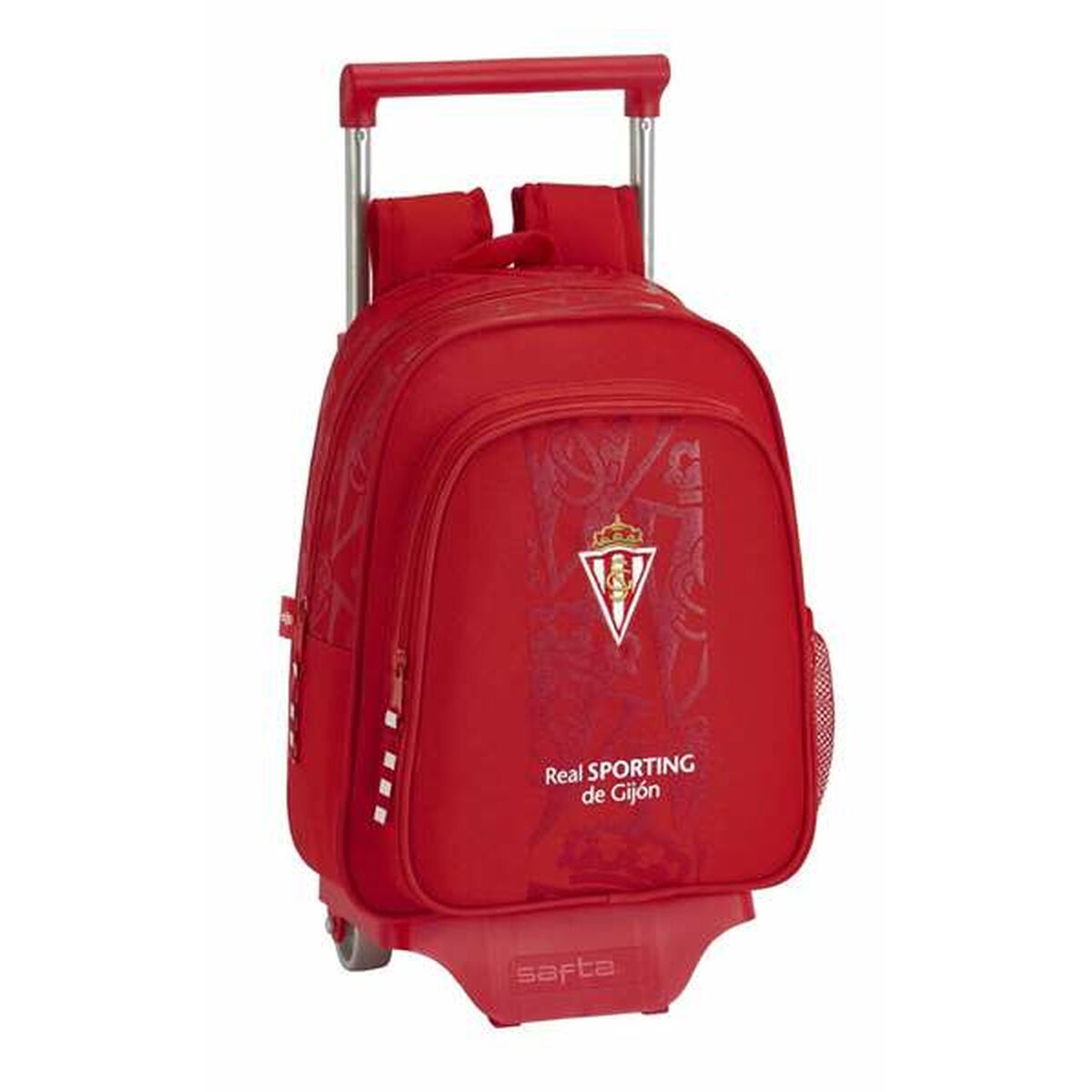 Schoolrugzak met Wielen 705 Real Sporting de Gijon Rood 27 x 33 x 10 cm-Topper Trend