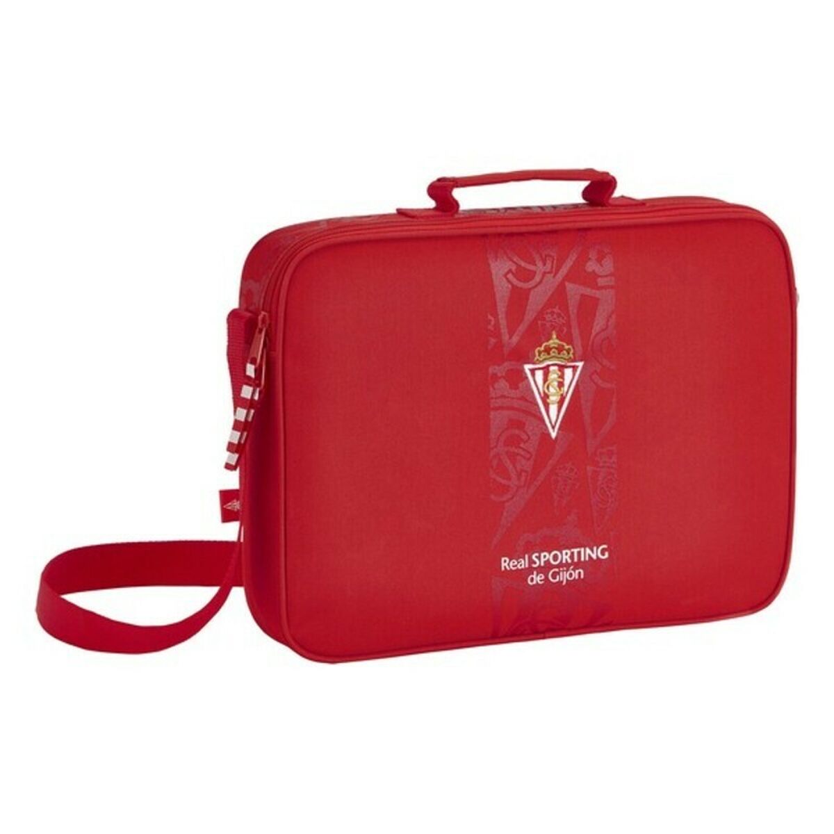 Schooltas Real Sporting de Gijón Rood 38 x 28 x 6 cm-Topper Trend