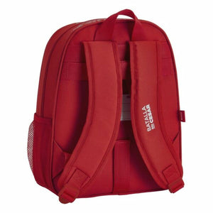 Schoolrugzak Real Sporting de Gijón Rood 27 x 33 x 10 cm-Topper Trend