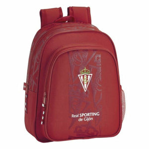 Schoolrugzak Real Sporting de Gijón Rood 27 x 33 x 10 cm-Topper Trend