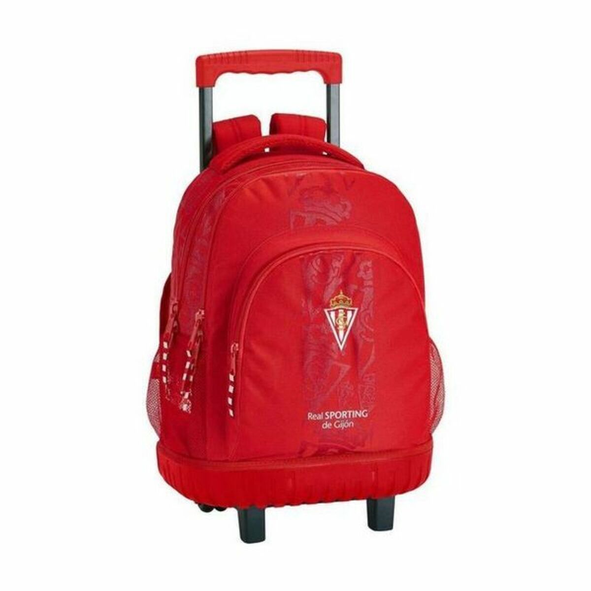 Schoolrugzak met Wielen Compact Real Sporting de Gijón Rood 32 x 45 x 21 cm-Topper Trend