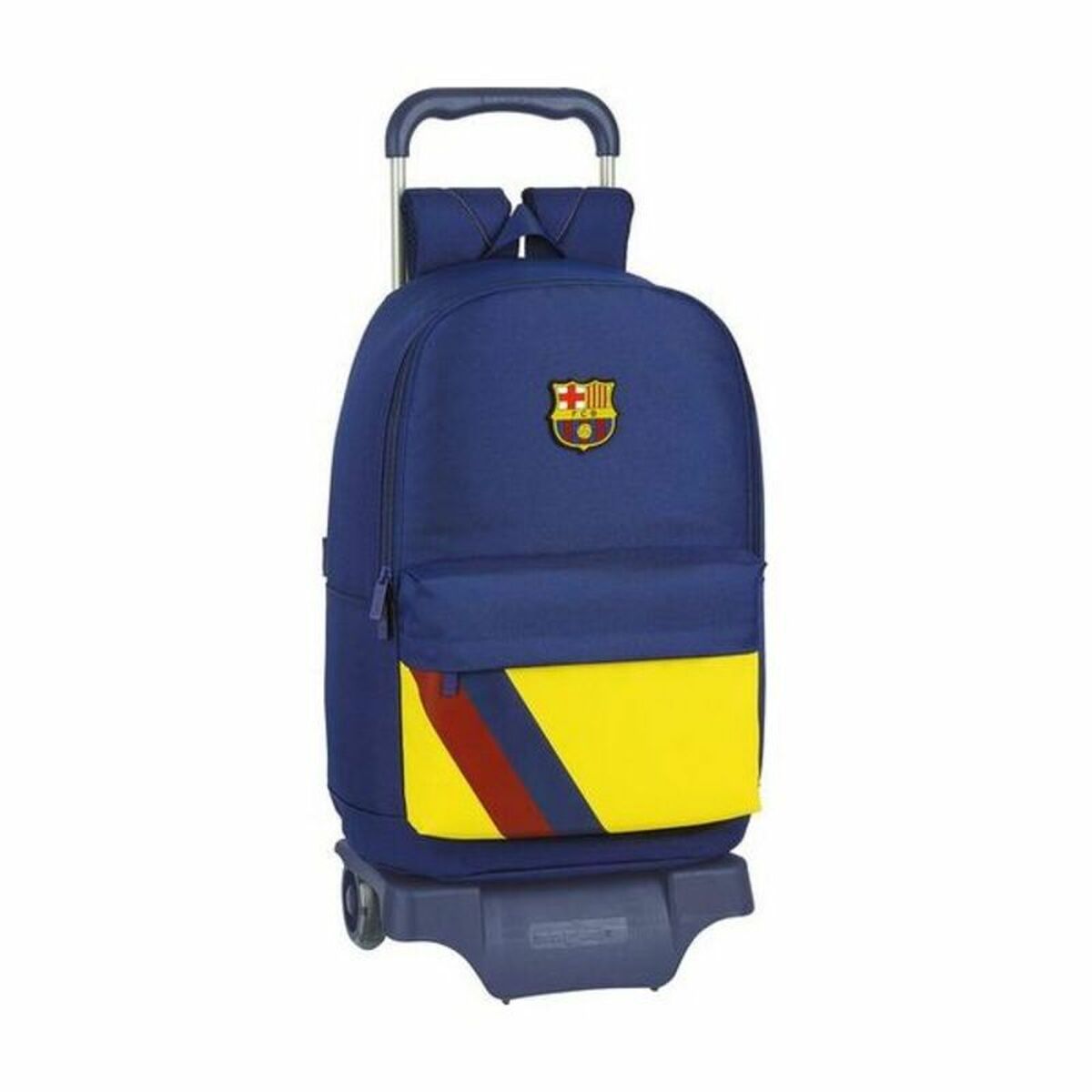 Schoolrugzak met Wielen 905 F.C. Barcelona Blauw 31 x 47 x 15 cm-Topper Trend