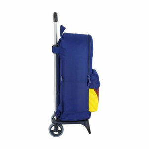 Schoolrugzak met Wielen 905 F.C. Barcelona Blauw 31 x 47 x 15 cm-Topper Trend
