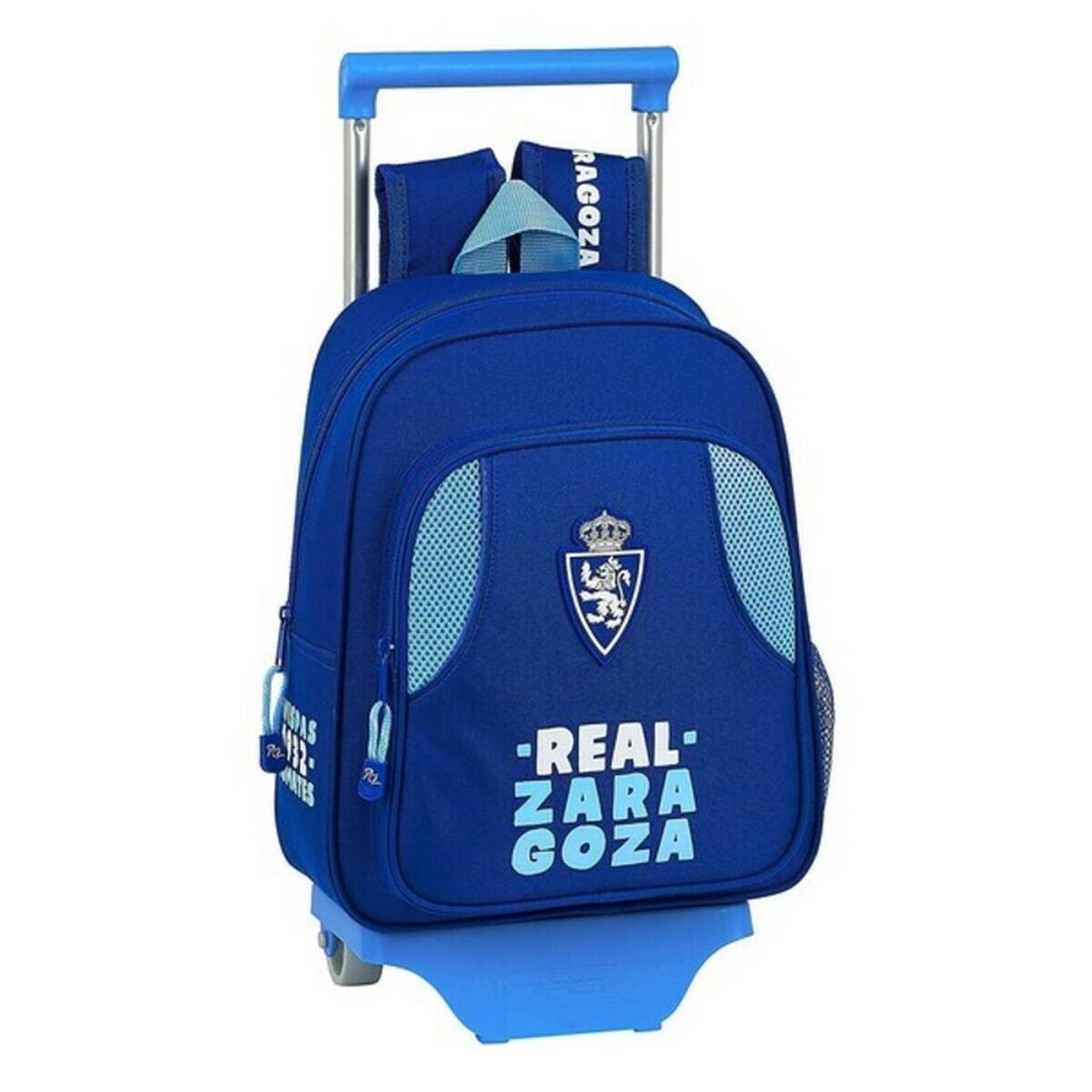 Schoolrugzak met Wielen 705 Real Zaragoza Blauw Licht Blauw 27 x 33 x 10 cm-Topper Trend