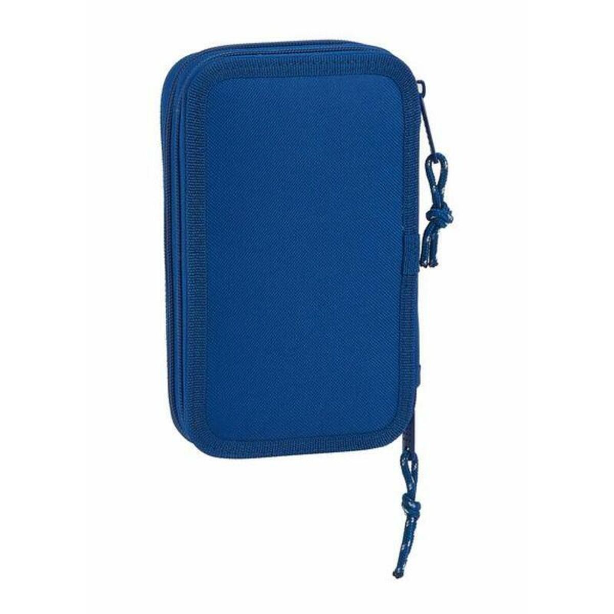 Dubbele etui BlackFit8 Oxford Donkerblauw-Topper Trend