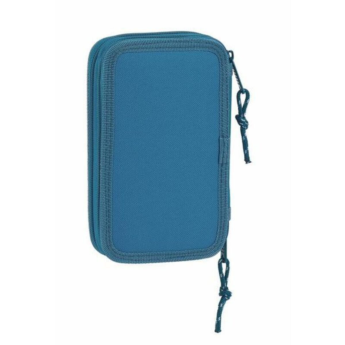 Dubbele etui BlackFit8 Egeo Blauw-Topper Trend