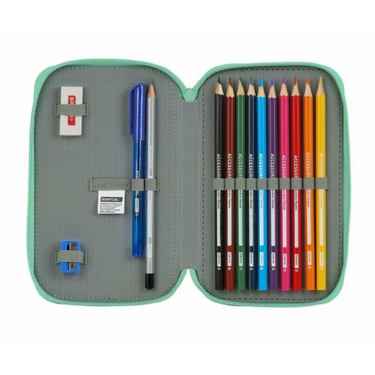 Dubbele etui BlackFit8 M854 Turkoois-Topper Trend