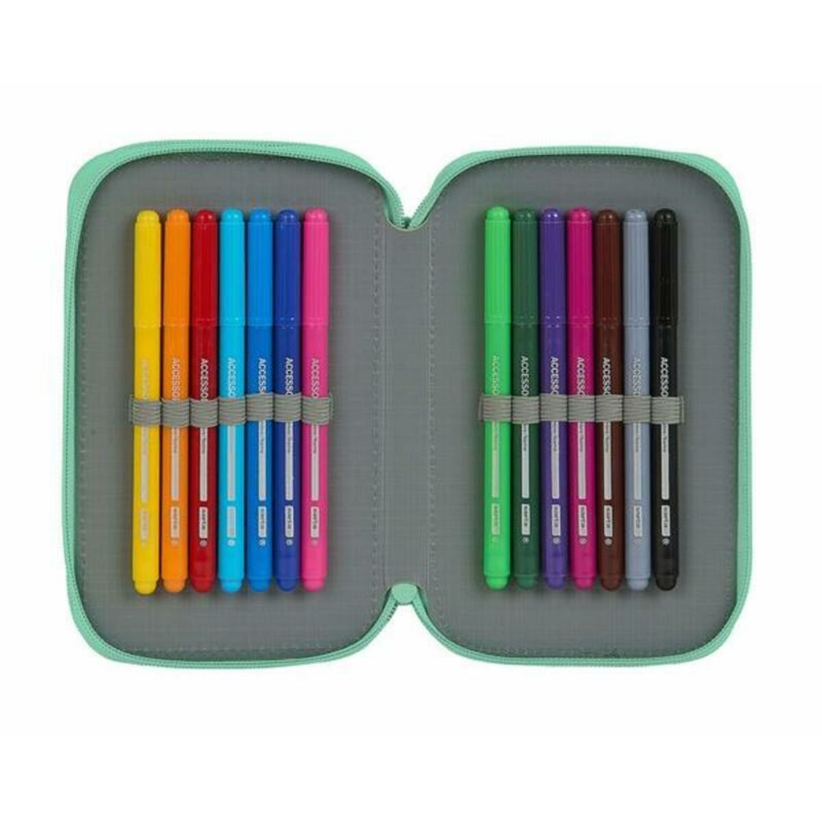 Dubbele etui BlackFit8 M854 Turkoois-Topper Trend