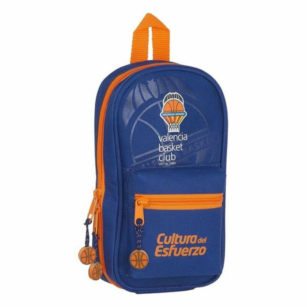 Etui Valencia Basket Blauw Oranje 12 x 23 x 5 cm 33 Onderdelen-Topper Trend