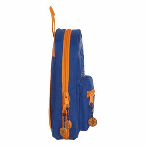 Etui Safta Blauw Oranje 12 x 23 x 5 cm-Topper Trend