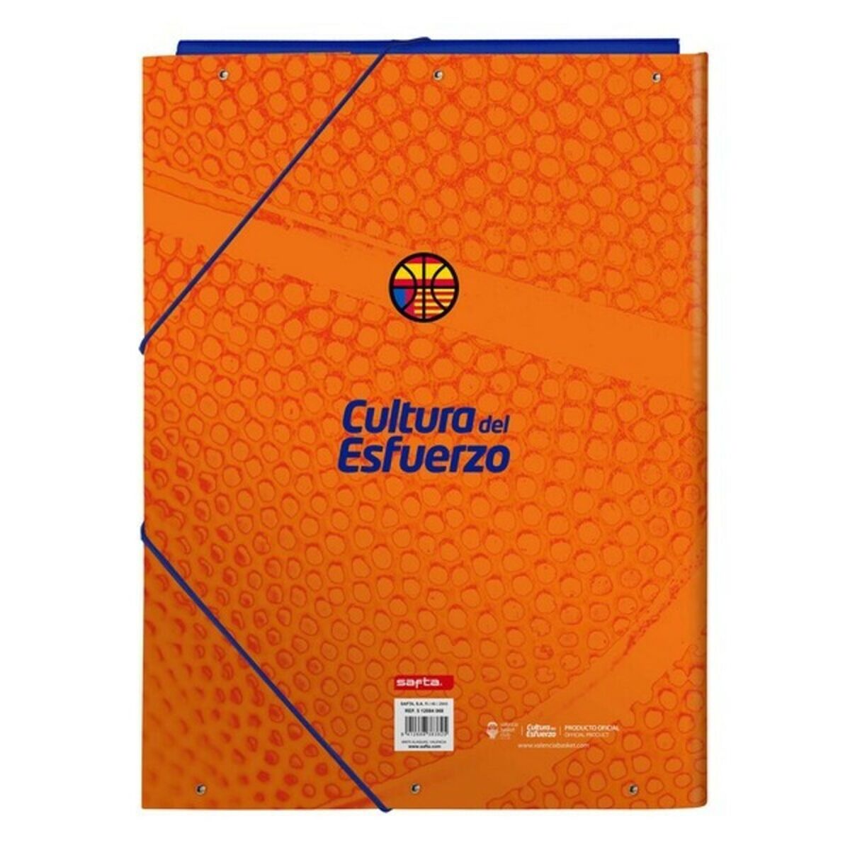 Map Valencia Basket Blauw Oranje-Topper Trend
