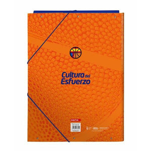 Map Valencia Basket Blauw Oranje-Topper Trend
