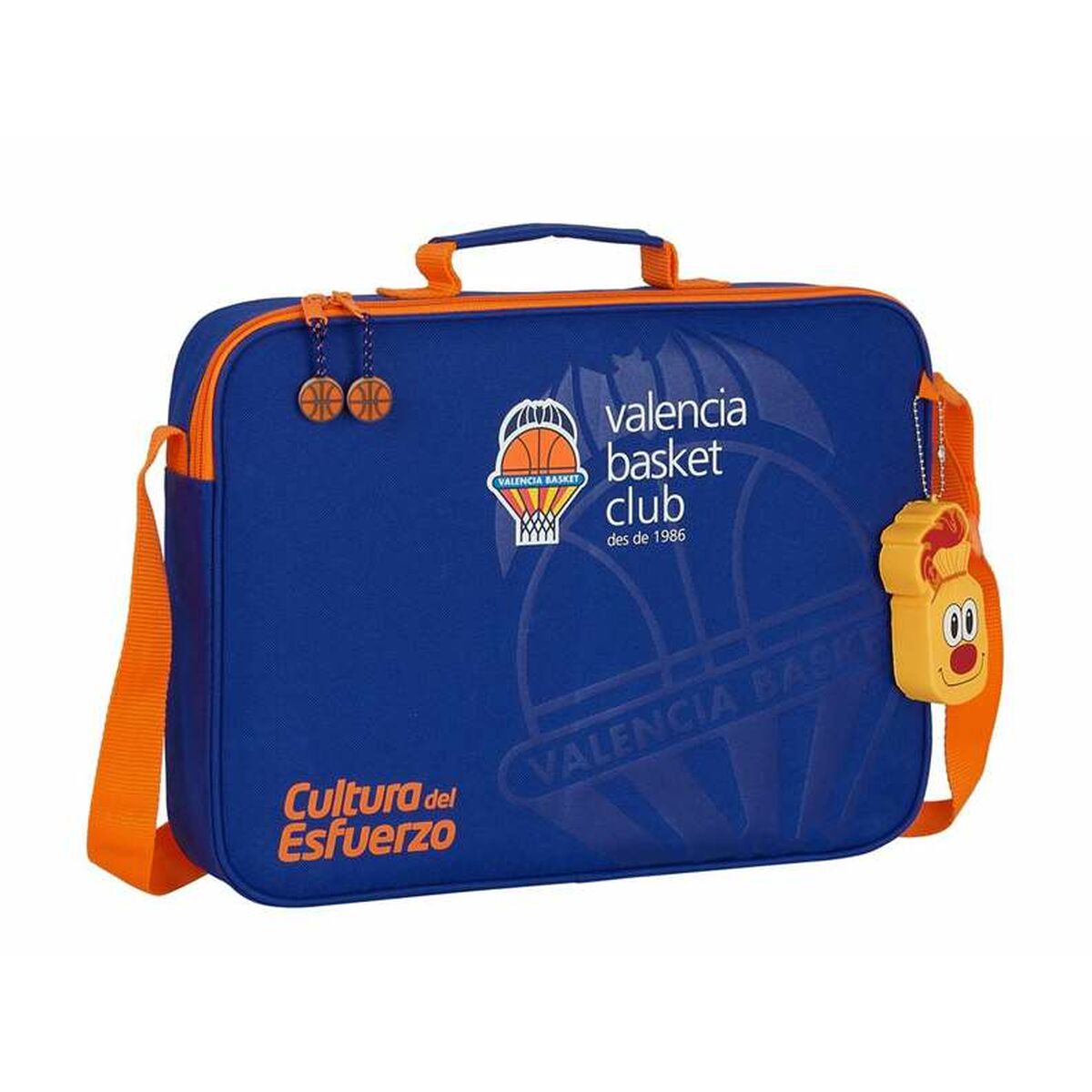 Schooltas Valencia Basket Blauw Oranje 38 x 28 x 6 cm-Topper Trend