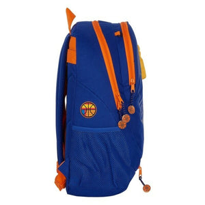 Schoolrugzak Valencia Basket Blauw Oranje 32 x 44 x 16 cm-Topper Trend