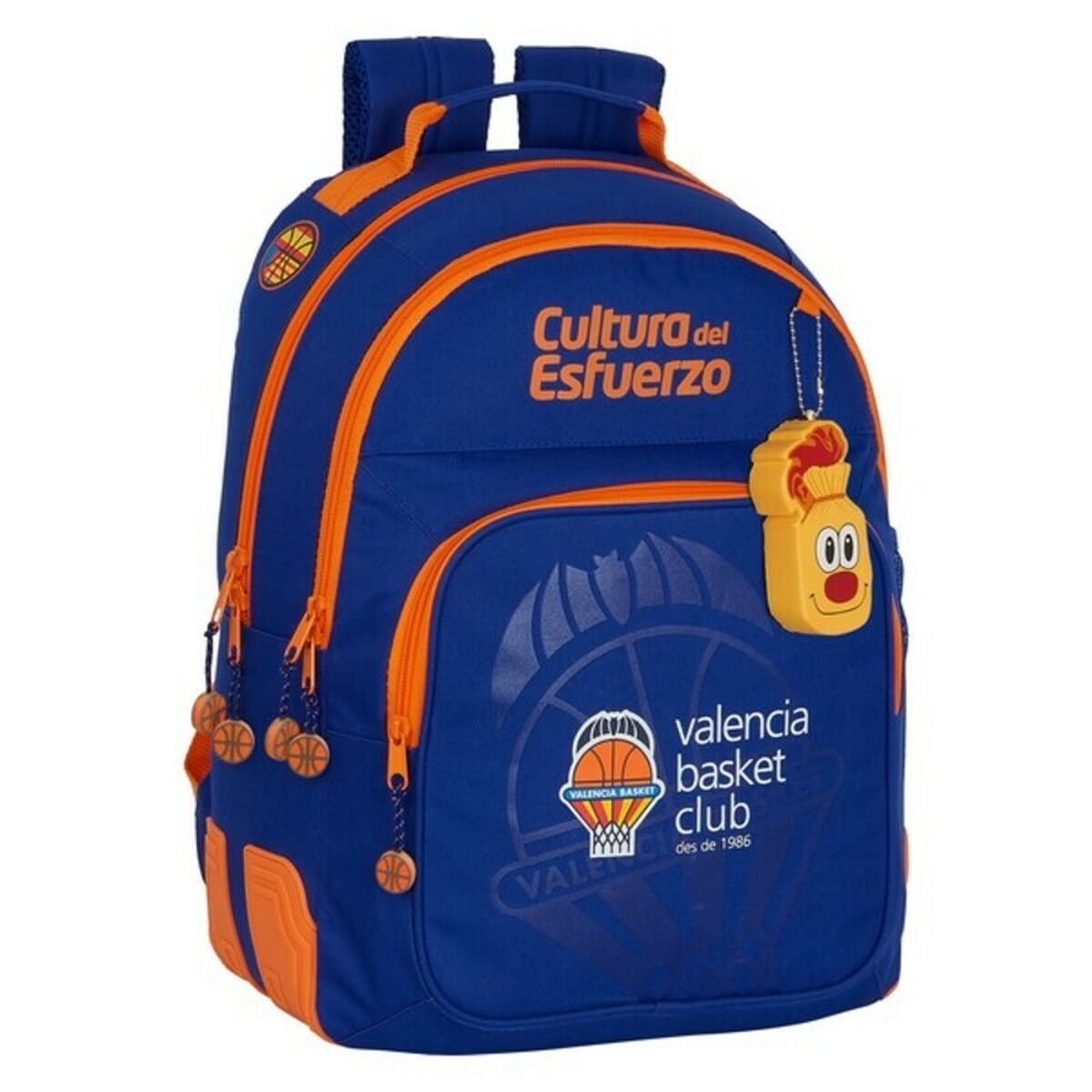 Schoolrugzak Valencia Basket Blauw Oranje 32 x 42 x 15 cm-Topper Trend