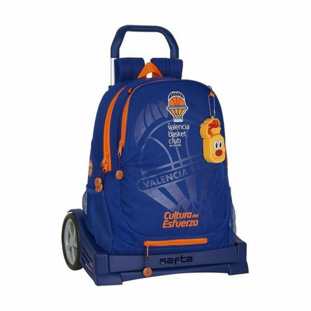 Schoolrugzak met Wielen Evolution Valencia Basket Blauw Oranje 32 x 44 x 16 cm-Topper Trend