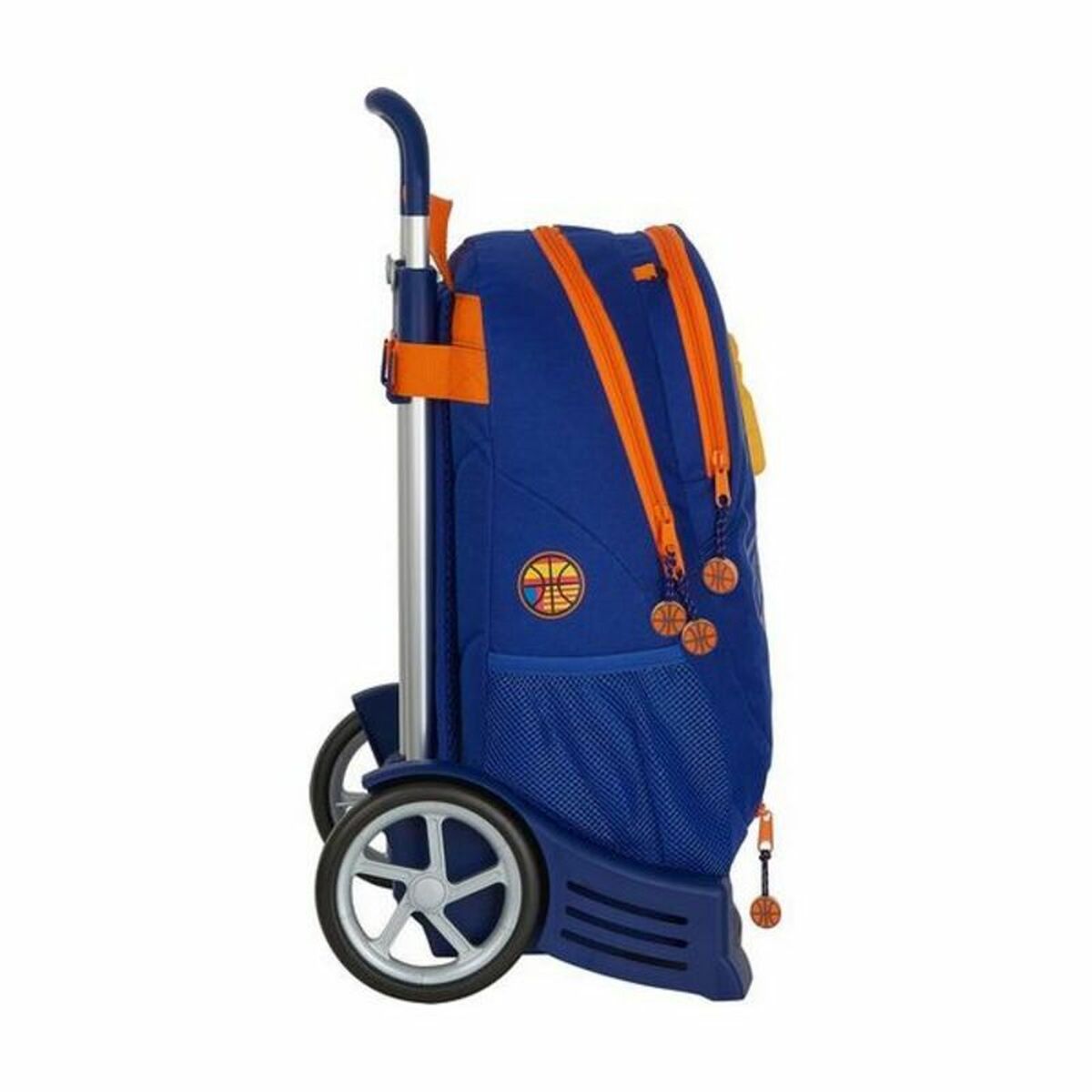Schoolrugzak met Wielen Evolution Valencia Basket Blauw Oranje 32 x 44 x 16 cm-Topper Trend