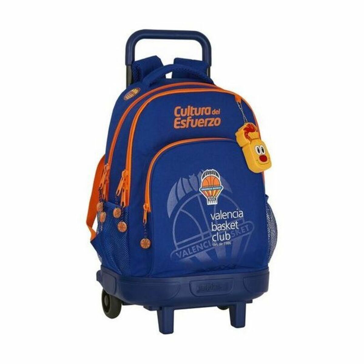 Schoolrugzak met Wielen Compact Valencia Basket Blauw Oranje 33 X 45 X 22 cm-Topper Trend