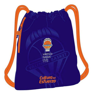 Rugtas met Koordjes Valencia Basket Blauw Oranje-Topper Trend