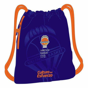 Rugtas met Koordjes Valencia Basket Blauw Oranje-Topper Trend