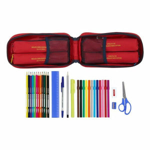 Etui RFEF Rood 12 x 23 x 5 cm 33 Onderdelen-Topper Trend