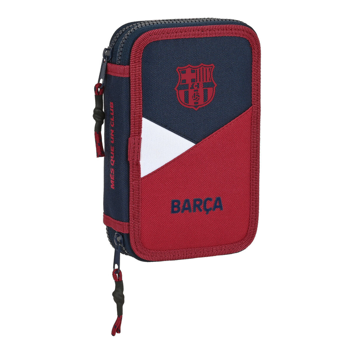Dubbele etui F.C. Barcelona Corporativa 12,5 x 19,5 x 4 cm-Topper Trend