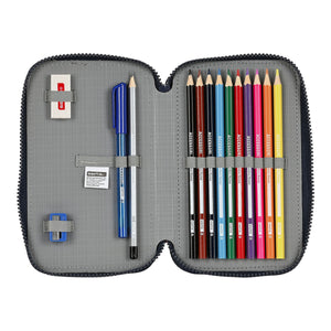 Dubbele etui F.C. Barcelona Corporativa 12,5 x 19,5 x 4 cm-Topper Trend
