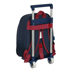 Schoolrugzak met Wielen F.C. Barcelona 27 x 33 x 10 cm-Topper Trend