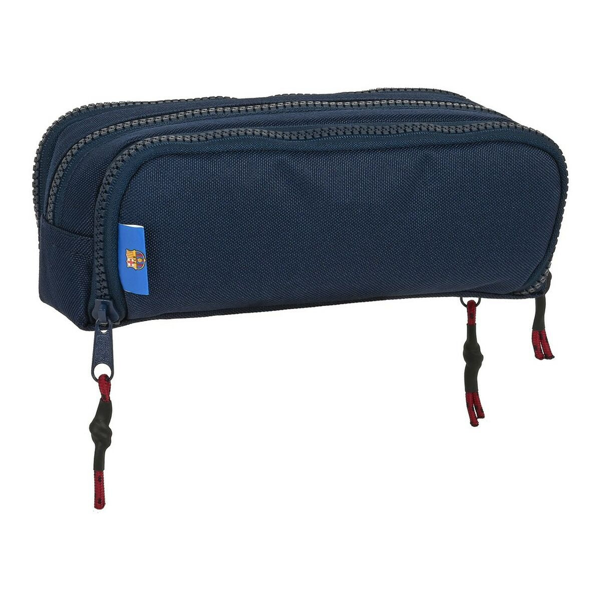 Pennenetui met 3 vakken F.C. Barcelona Blauw Kastanjebruin 21 x 8 x 8 cm-Topper Trend