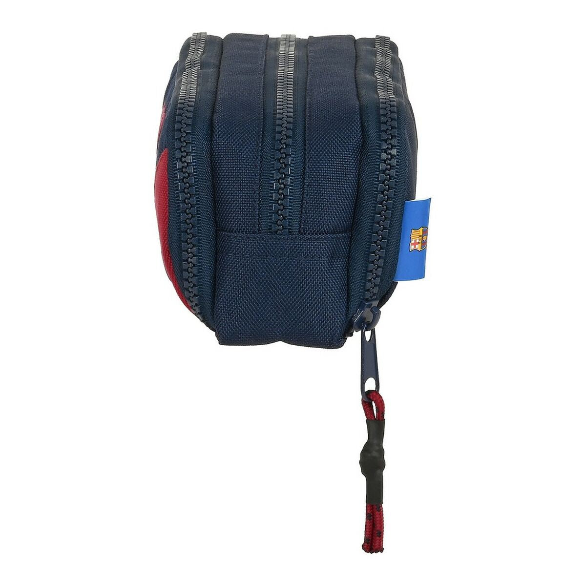Pennenetui met 3 vakken F.C. Barcelona Blauw Kastanjebruin 21 x 8 x 8 cm-Topper Trend