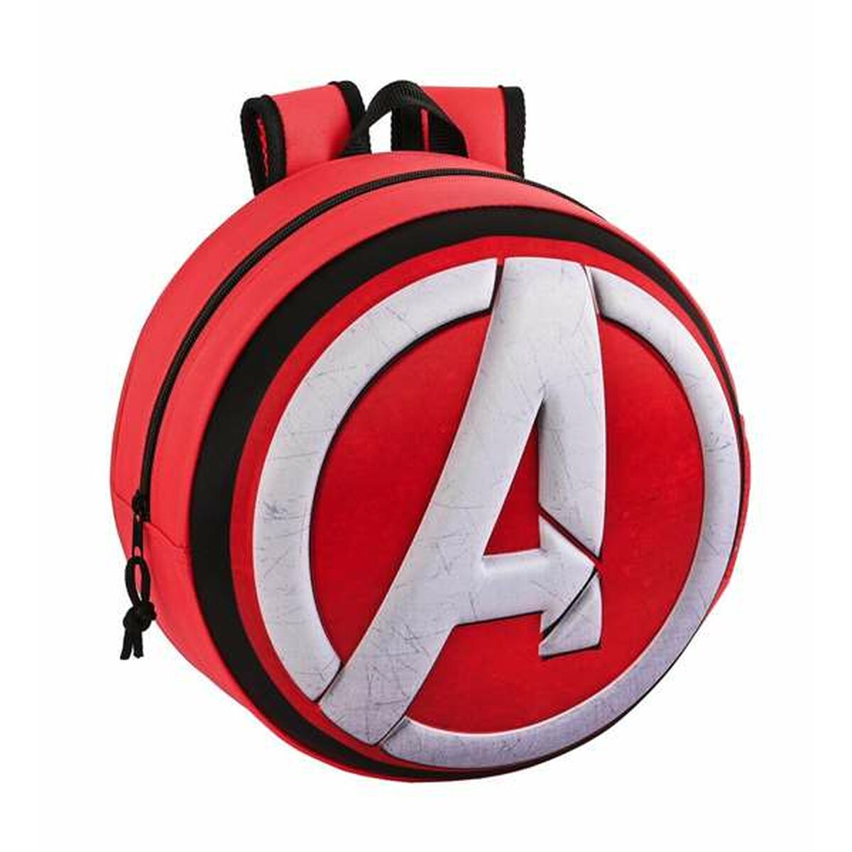 3D-schoolrugzak The Avengers Wit Zwart Rood 31 x 31 x 10 cm 3D-Topper Trend