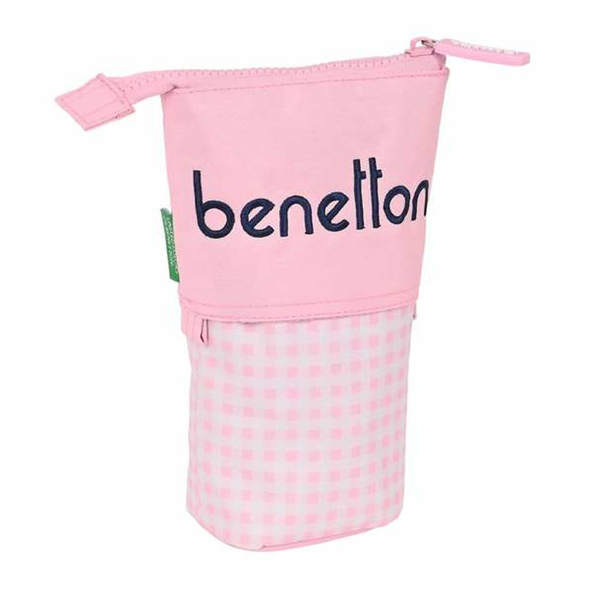 Alleshouder Benetton Vichy Licht Roze 19 x 6 cm-Topper Trend