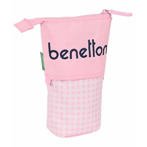 Alleshouder Benetton Vichy Licht Roze 19 x 6 cm-Topper Trend