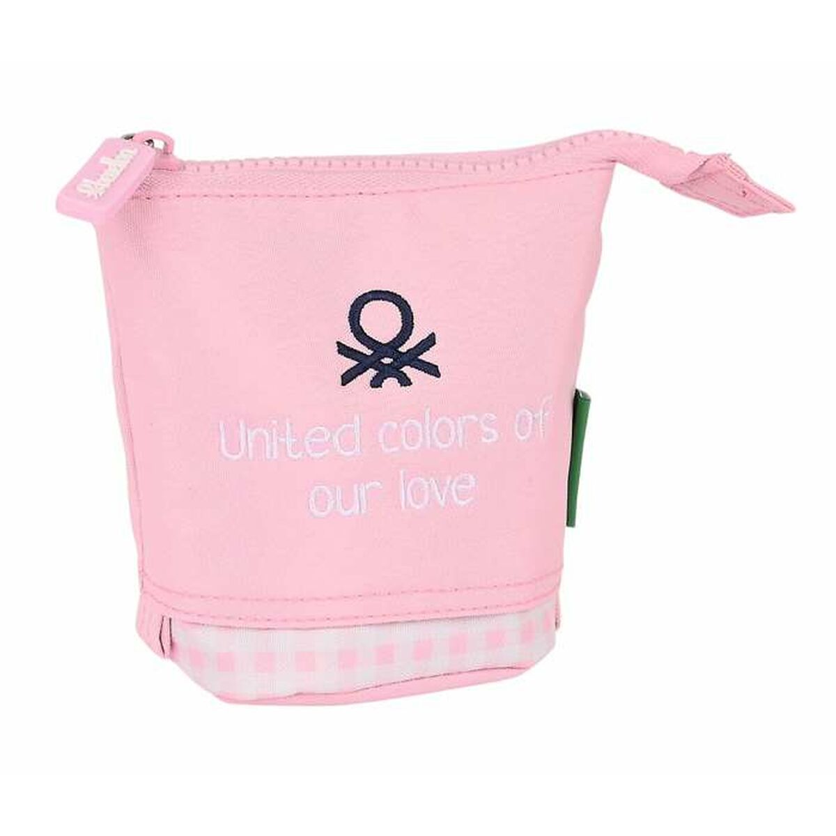 Alleshouder Benetton Vichy Licht Roze 19 x 6 cm-Topper Trend