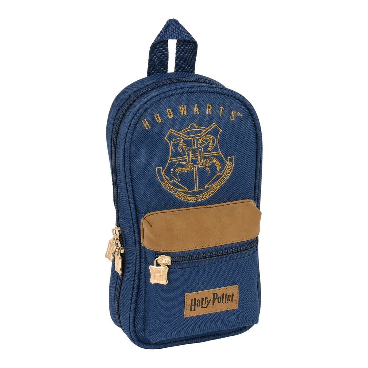 Etui Harry Potter Magical Bruin Marineblauw 12 x 23 x 5 cm 33 Onderdelen-Topper Trend