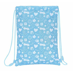 Rugtas met Koordjes Peppa Pig Licht Blauw 26 x 34 x 1 cm-Topper Trend