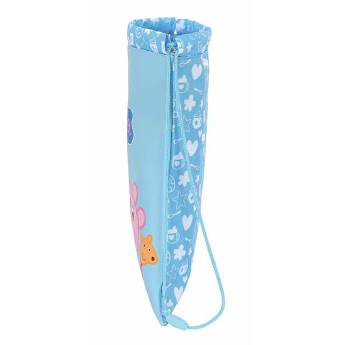 Rugtas met Koordjes Peppa Pig Licht Blauw 26 x 34 x 1 cm-Topper Trend